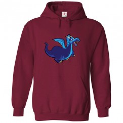 Animated Cartoon Dragon Unisex Kids and Adults Pullover Hoodie									 									 									